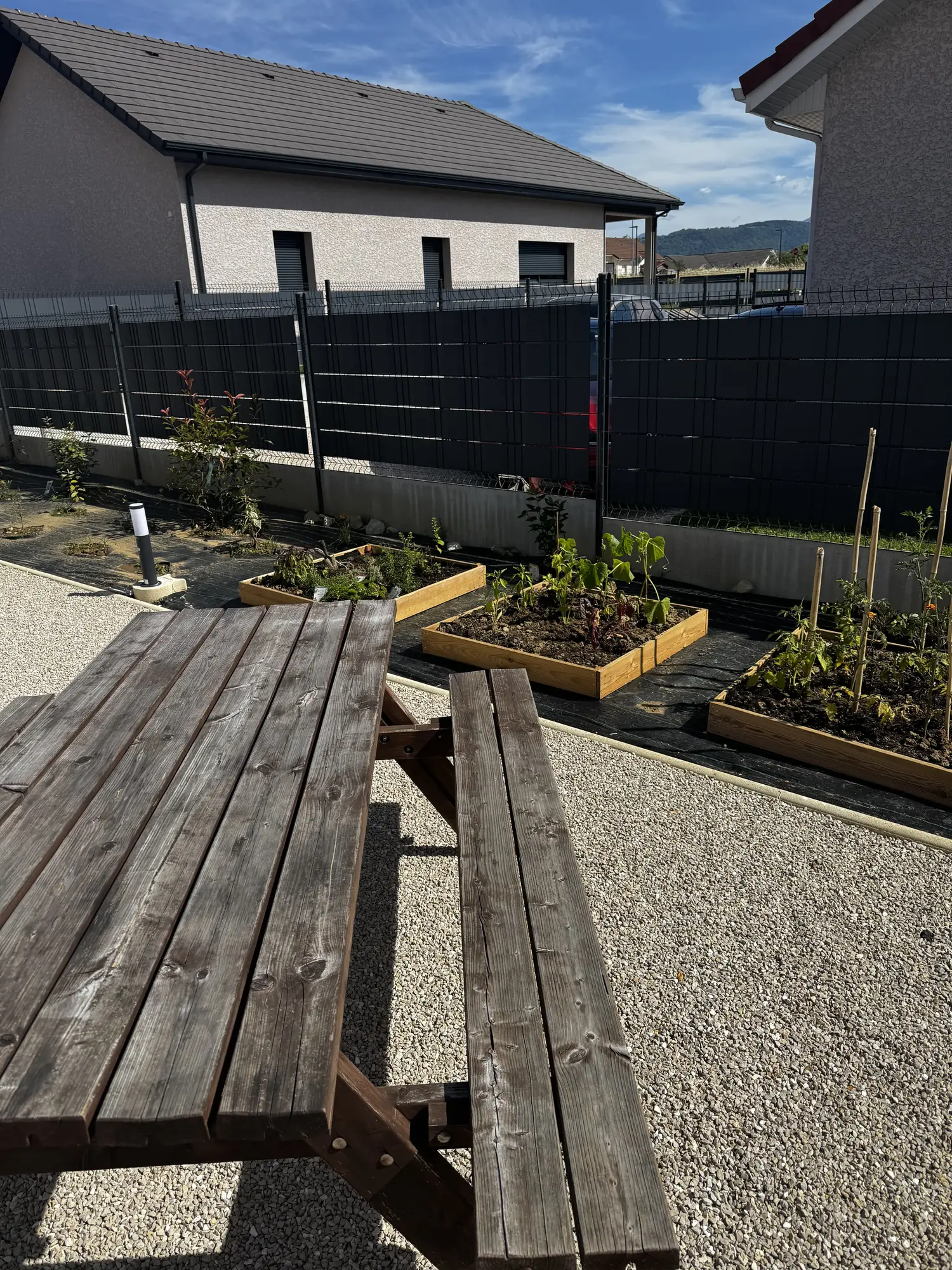 Le potager de la résidence